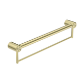 Mecca Care 32mm Nero Grab Rail With Towel Holder 600mm - Brushed Gold